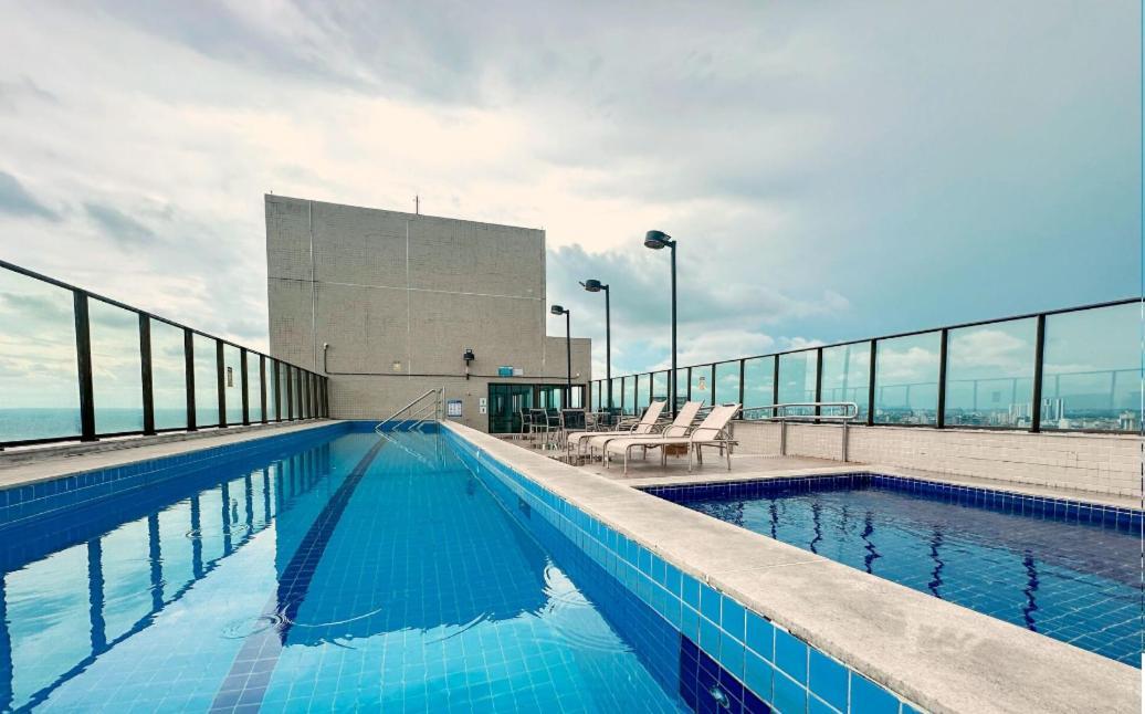 Flat Beach Class Excelsior - Em Frente Ao Shopping Riomar Recife Eksteriør billede