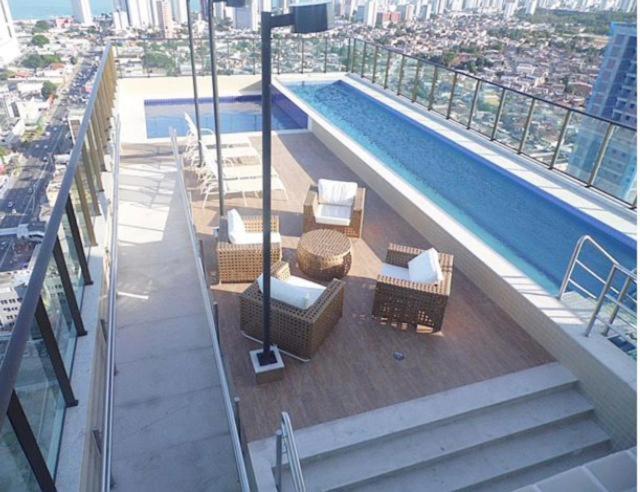Flat Beach Class Excelsior - Em Frente Ao Shopping Riomar Recife Eksteriør billede